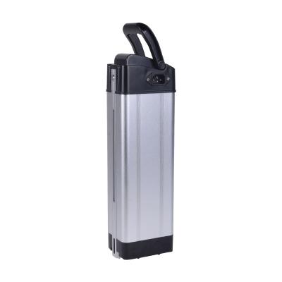 China Plastic Silver Fish Battery 36V 10.4AH 18650 Battery For Electric Bikes for sale