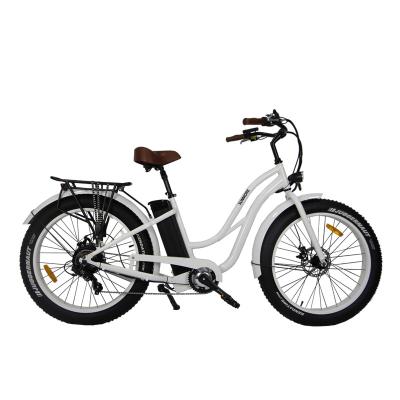 China High Quality Aluminum Display Woman LCD Factory Price Fat Tire ElectricBike for sale