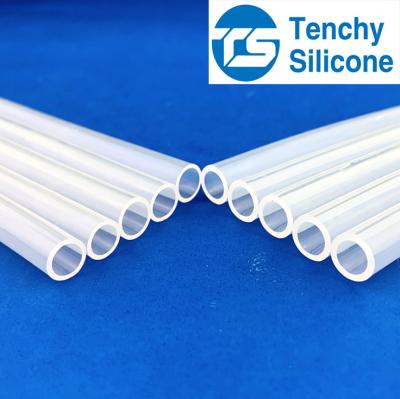 Cina Tubo flessibile termoresistente del silicone del platino 80A del OD 0.5mm in vendita