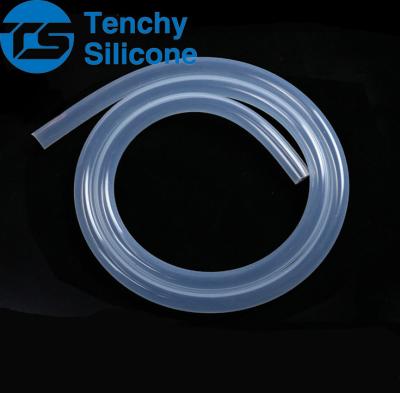 China 30A Hardness Drinking Machine Transparent Silicone Tube for sale