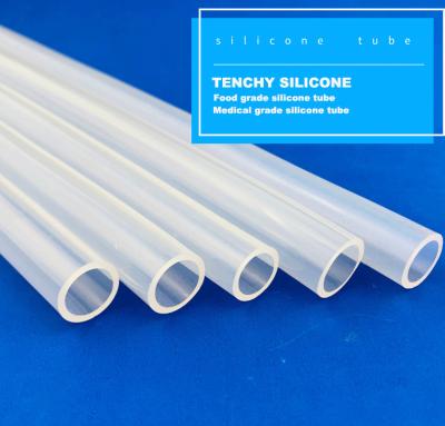 Chine Tube pur insipide de manipulation liquide de silicone de la catégorie 80A comestible de laiterie à vendre