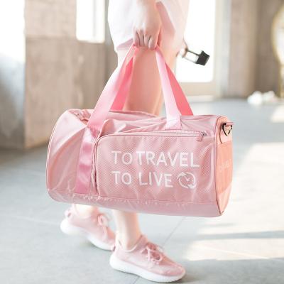 China High Quality Fashion Gym Shoulder Yoga Bag Waterproof Hand Carry Travel Bag Dry Wet Separate Bag Large Capacity for sale