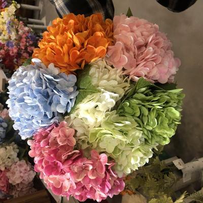 China High Quality Real Touch SILK+Latex Relay Artificial Hydrangea Flower Latex Artificial Hydrangea with Real Flowers Touch and Feel for sale