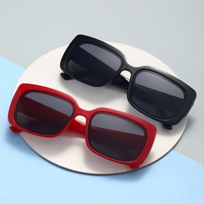 China 2022 Newest Square Sun Glasses Vintage Men Women Uv400 Plastic Designer Custom Shading Fashion Small Square Sunglasses for sale