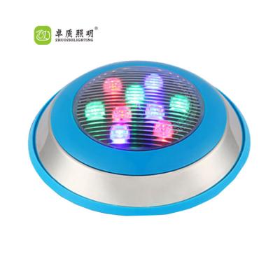 China Hot-selling Outdoor Underwater AC12/24V RF Colorful Waterproof ABS LED Swimming Pool Wall Remote Control Light for sale