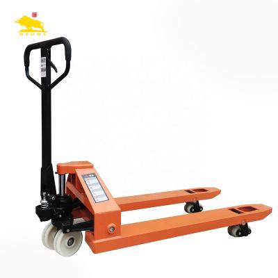 China Factory NEUNE Hydraulic Warehousing Material Handling Equipment CTY-AC 5T Manual Pallet Truck Jack Transpallet In Warehouse for sale