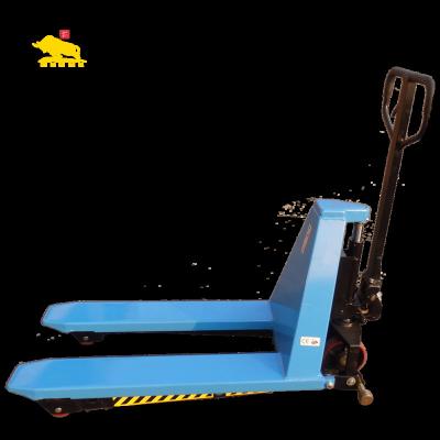 China Machinery Repair Shops NEUNE 1000kg 800mm High Lift Pallet Truck Jack CBY-HL Scissor Lift Pallet Truck For Factory for sale