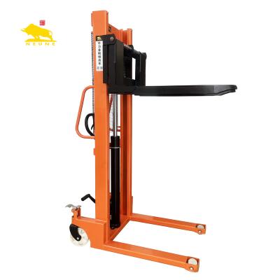 China 2000kg 1.6m New Guangdong Niuli Logistic Hydraulic Forklift CTY-E Pallet Stacker Manual Pallet Truck Building Material Stores for sale