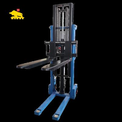 China Building Material Shops NEW SALE Manual CTY-E Pallet Stacker Cargolift Forklift Lifting Stacker 2000kg 2500mm for sale