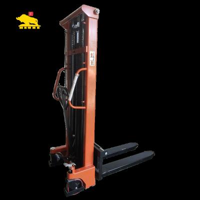 China NEUNE Hydraulic Construction Material Stackers CTY-E Manual Lifting Pallet Stacker Walking Cargolift Forklift Stacker 2000kg 3000mm for sale