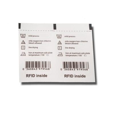 China Disposable high quality apparel management Uhf clothing rfid tag for sale