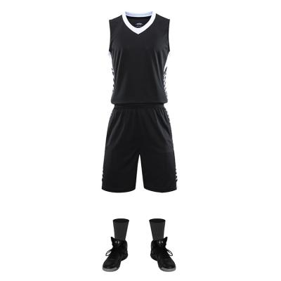 China Customized Stitched Antibacterial Basketball Tank Top Shorts Men Summer Sublimation Basketball Uniform for sale