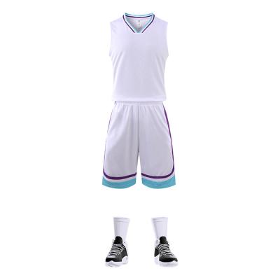 China Newest Best Quality Basketball Jerseys Youth Custom Basketball Uniform Reversible Wholesale Antibacterial Basketball Wear for sale