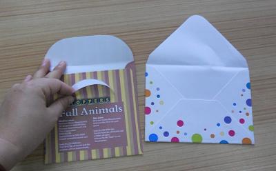 China paper envelope for greeting card gift ducument envelopes for sale