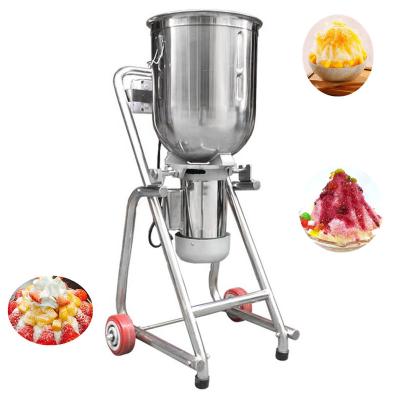 China High Efficiency Ice Cream Mixer Outdoor Commercial Ice Chopper Machine Industrial Ice Blender for sale