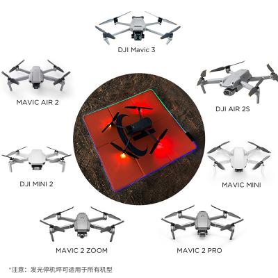 China Foldable Mavic Air 2pcs Vertical Landing Pad Wholesale LED Apron 65*65cm Drone Accessories for sale