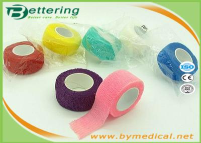 China Non Woven Elastic Cohesive Bandage For Finger , Self Adherent Bandage Wrap for sale