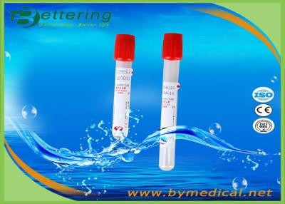 중국 빨간 모자를 가진 진공 혈액 수집 관 Procoagulation 처분할 수 있는 관 판매용