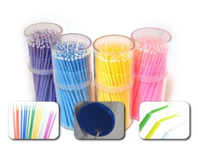 China Aplicador micro dental del cepillo de las fuentes dentales disponibles plásticas para entre los dientes en venta