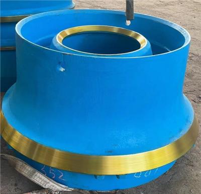 China Hydraulic construction cone crusher wear part mantle and concave cs cone crusher spare part of bowl liner ch crushing machine for sale