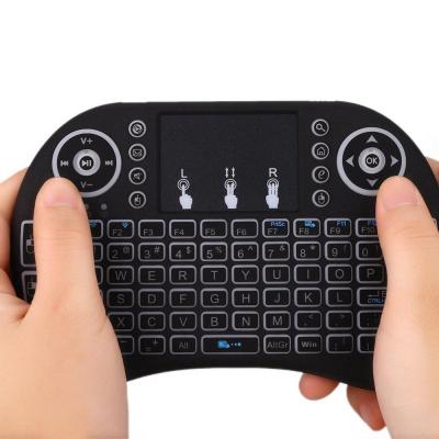 China USB Rechargeable Multi Language Air Mouse I8 Mini Keyboard Wireless Rechargeable Battery In Stock for sale