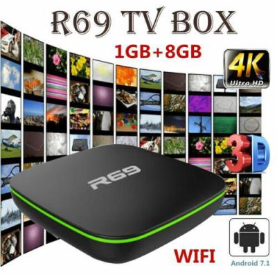 China Cheap Atualizao De Firmware Android TV Quad Core Smart TV Box R69 For Smart Box for sale