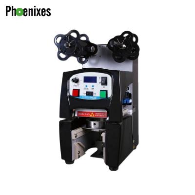 China Automatic Beverage Bubble Tea Equipment Cup Sealing Machine For Plastic Cup Packaging for sale