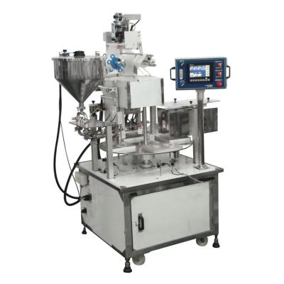 China Beverage Plant Rotary Type Directly Supply Filling And Seal Packaging Machine For Food And Beverage Factory for sale