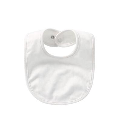 China Double Layer Antibacterial Pure Newborn Bib Color Baby Cotton Absorbent Bibs Customized Bibs for sale