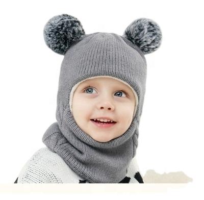 China Baby Wool Hat Baby Winter Hat Scarf Mitten Set, Unisex Infant Toddler Kids Hat Scarf for sale