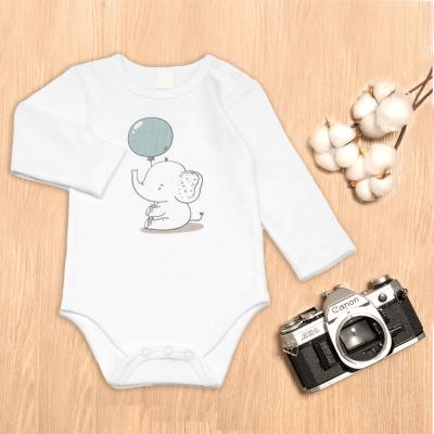 China Newborn Baby Organic Jumpsuit Baby Clothes Casual Long Sleeve Baby Romper for sale