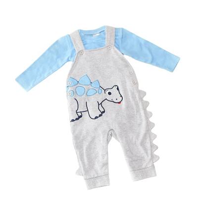 China Breathable Wholesale Organic Cotton 2pcs Baby Romper Newborn Baby Bodysuit for sale