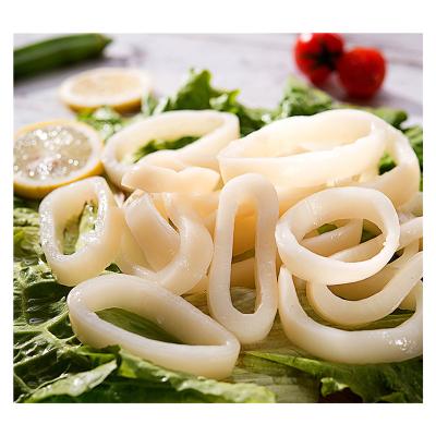 China Good quality IQF nutritious frozen squid ring without skin for sale