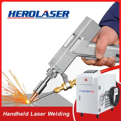 China Stainless Steel PLC Screen 3mm Portable Laser Welder Soldering Welding Equipment for sale