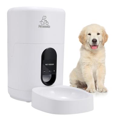 China APP Control Automatic Cat Dog Food Feeder Pet Bowl Smart Pet Feeder for sale