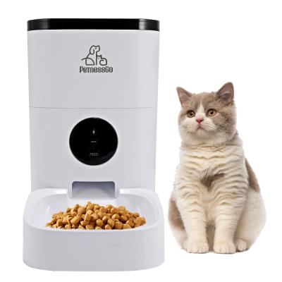 China PG02-4 L-W Wifi Connect Cell Phone APP Automatic Remote Operate Automatic Dog Cat Smart Pet Automatic Feeder for sale