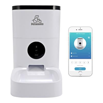 China PetenessGo Automatic Cats Dogs Small Pet Food Dispenser APP Wifi Smart Pet Driver for sale