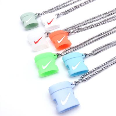 China E Cig Neck Chain Self Love E Cig Neck Chain Vape Lanyard with N ike Silicone Ring for sale