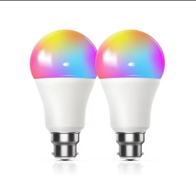 China Good Quality Residential Light Bulb 110-130V/220-240V Smart TUYA A19 A60 E26 E27 9W RGBCW Compatible with Tasmota Alexa Google Home for sale