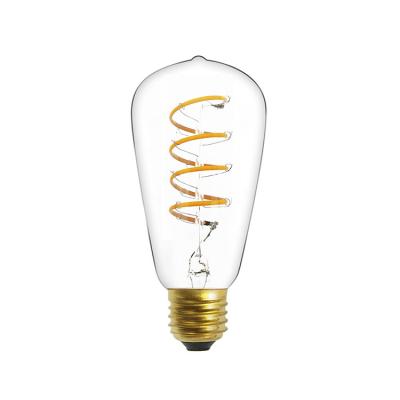 China ALL ST64 LED filament bulb 1w/2w/4w/5W/6w/7w/8w LED edison bulb E26/E27 dimmable for sale