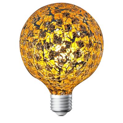 China Garden G125 /G80/G95 LED Bulb Mosaic LED Light Bulbs Lamp CE ETL E26/E27 Ceramic Dimmable ERP Immunity 1800K New for sale