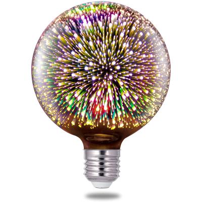 China Garden 3D SHINNY Decorative Ceramic LED Bulb Mosaic LED Light Bulbs Lamp CE ETL E26/E27 ERP Dimmable New Immunity 1800K for sale