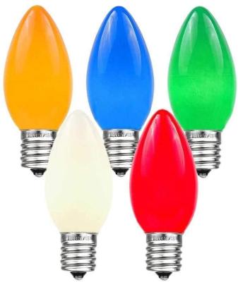 China Theme Park SMD DIP Colorful Christmas Bulbs c9 0.3-1W String Light for sale