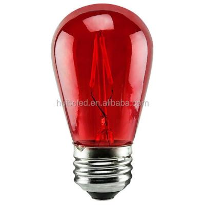 China Warehouse IP 44 led decorative light bulb s14 color bulb AC110-220V for sale