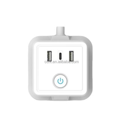 China Factory direct sales residential/general purpose cube power socket with 3 USB, surge protector power strip for sale