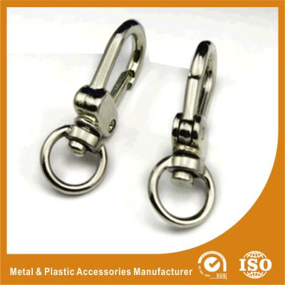 China Ganchos plateados plata de la broche del acero inoxidable de los accesorios del bolso en venta