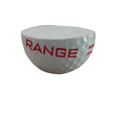 China Golf Practice 1 Piece Golf Range Balls Golf Practice Distance Rubber Balls for sale