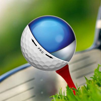 China Long Distance And Tour Spin 3 Layer Golf Ball Tournament Spin Surlyn Cover Logo Printed Custom Golf Ball for sale