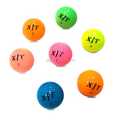 China Golf Play Hot Selling Color Golf Ball Manufacture Woman Golf Balls Crystal Glowing Golf Balls Outdoor for sale