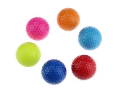 China 2 Piece Color Mini Golf Ball Surlyn Practice Range Mini Golf Balls Mini Golf for sale